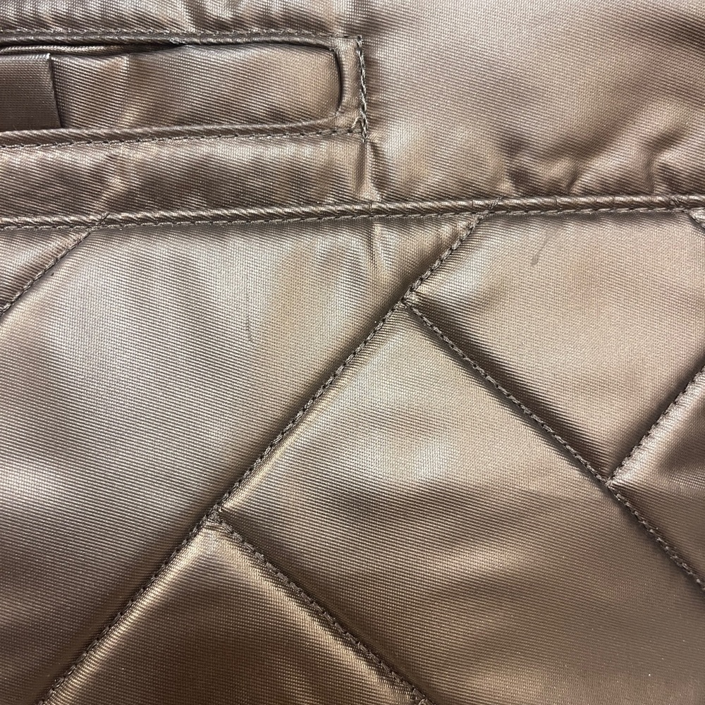 Lug Bag Set - Quilted Chocolate Brown Tenor Crossbody Bag with Matching Pouches - Picture 3 of 11